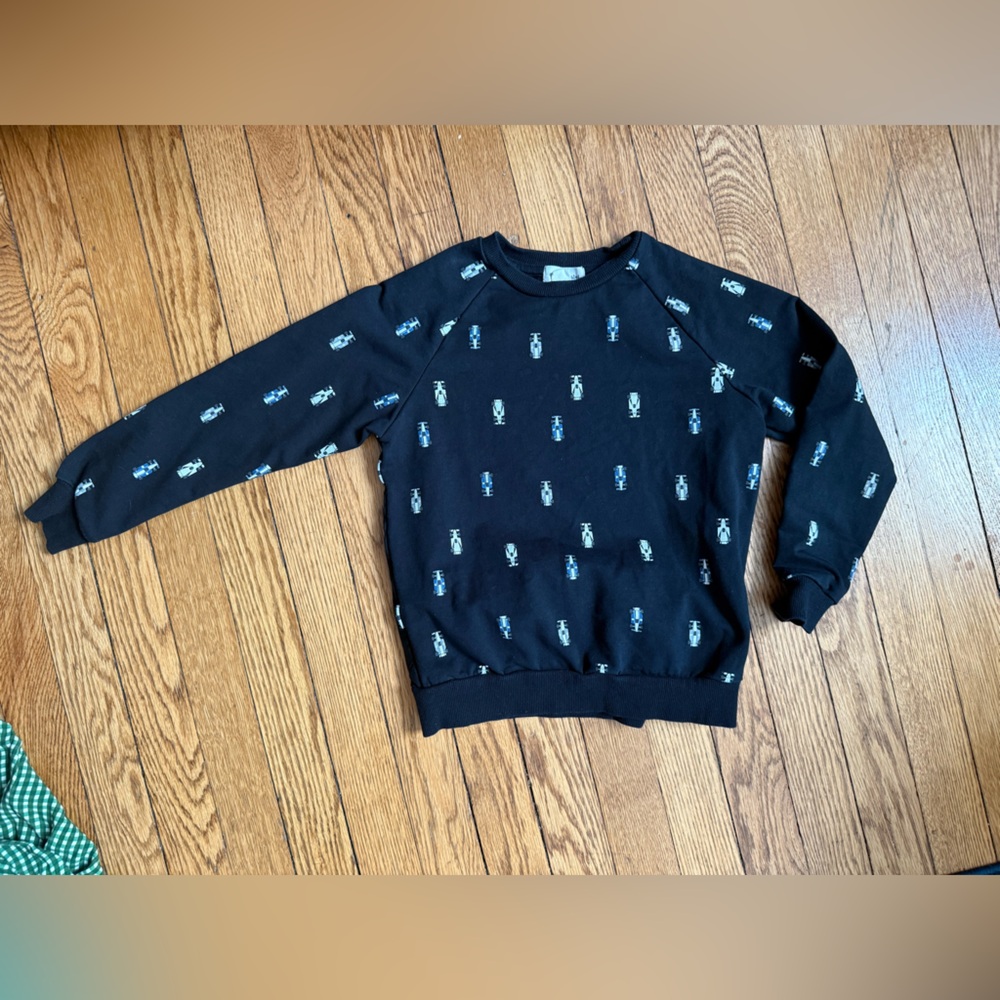 Miles The Label Race Car Sweatshirt - Size 6